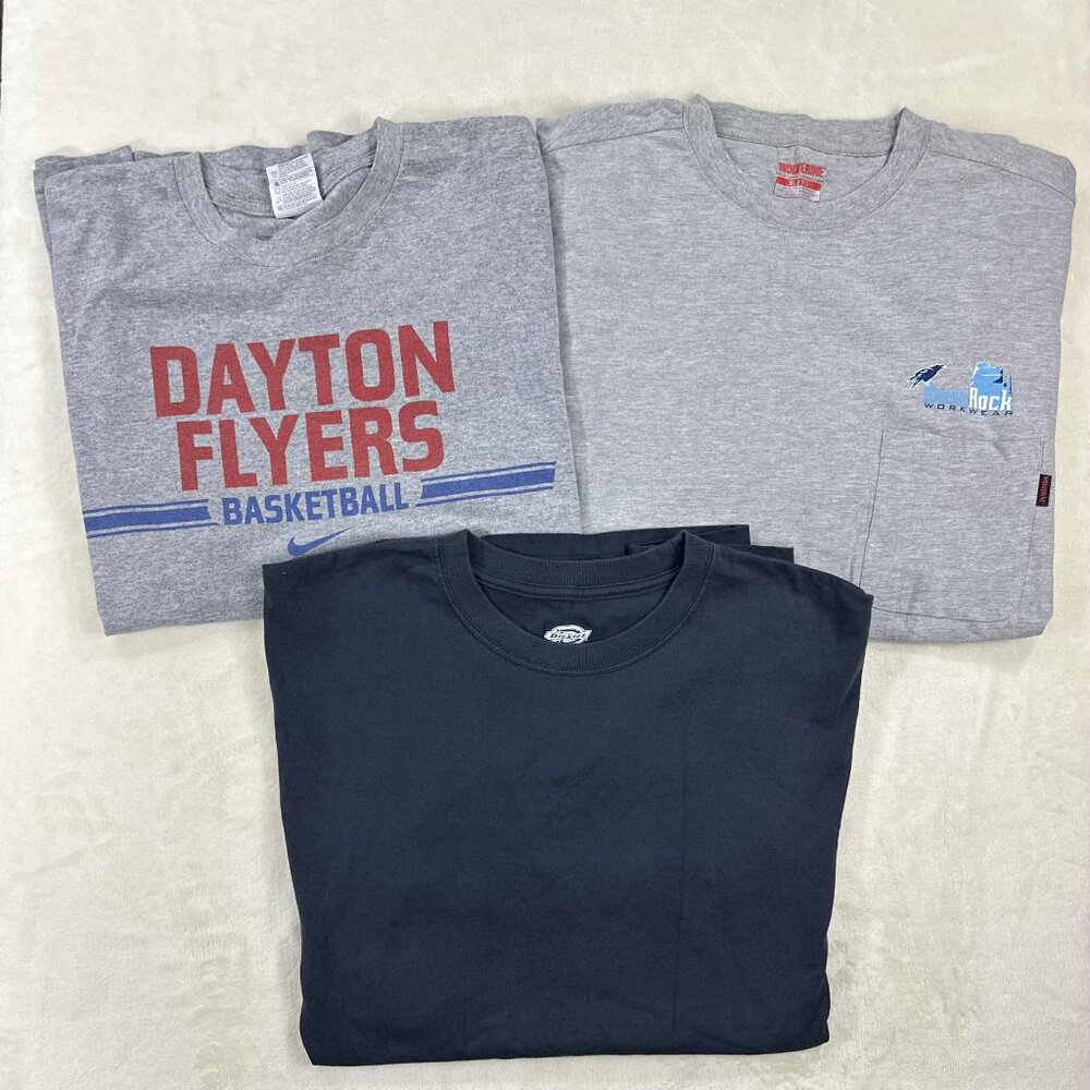 Dickies, Wolverine Workwear, Dayton Flyers TShirts - Size XLT‎ & XL